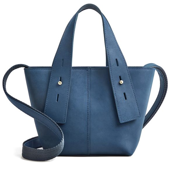 Leather Crossbody Bags Mini Tote Purses Small Satchel Top-Handle :o) - Picture 1 of 8